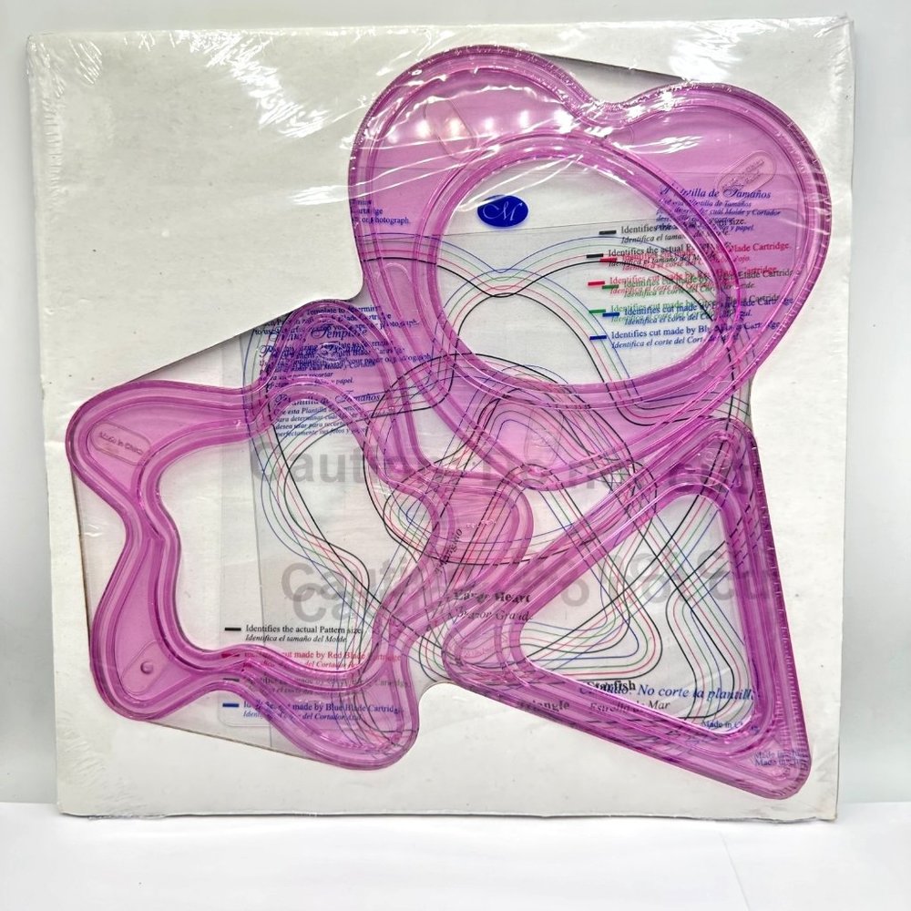 Creative Memories 3 Jazzy Patterns Custom Cutting System Retired Crafts Starfish